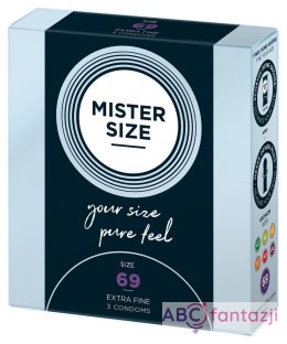 Prezerwatywy 69mm 3 szt. Mister Size Mister Size
